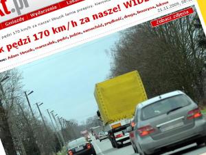 Marszałek Struzik jeździ do pracy 170 km/h