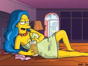 Marge Simpson pozuje dla Playboya