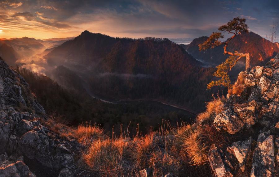Przełom Dunajca / Fot. Karol Nienartowicz / "Górskie wyprawy fotograficzne"