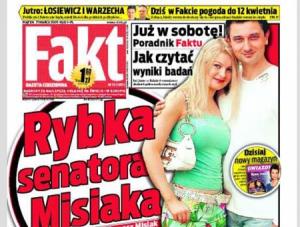 Senator Misiak żyje tylko dzięki "Rybce"