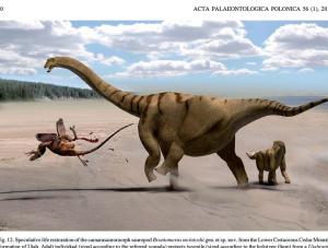 Amerykański dinozaur na łamach polskiego pisma