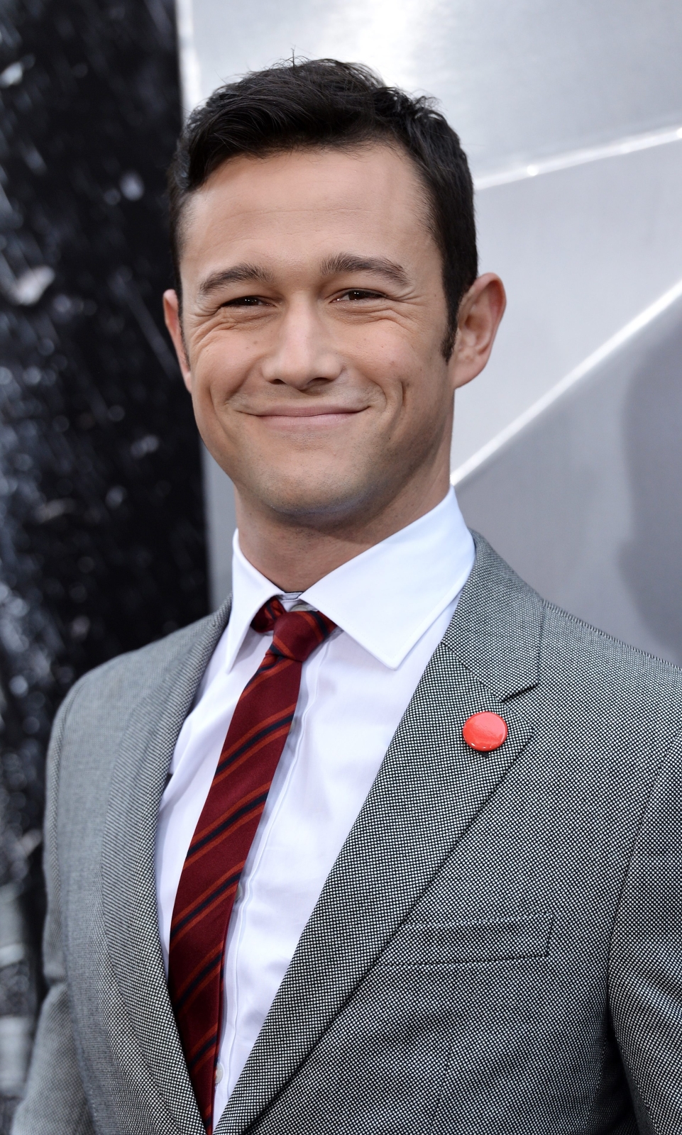 Joseph Gordon-Levitt na premierze filmu "Mroczny rycerz powstaje" w Nowym Jorku