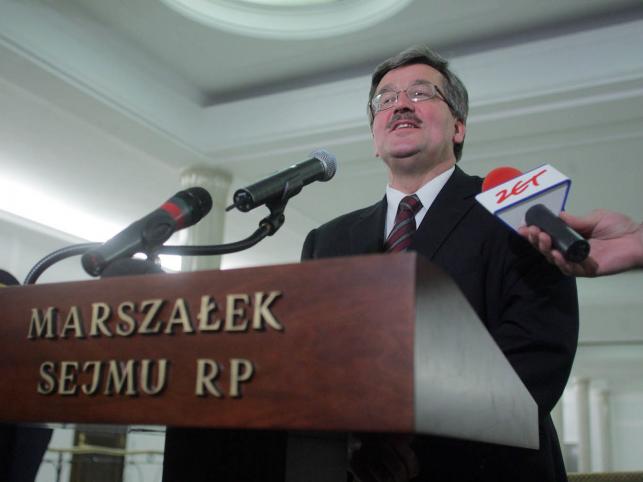 Zeznania Komorowskiego wyciekły z prokuratury