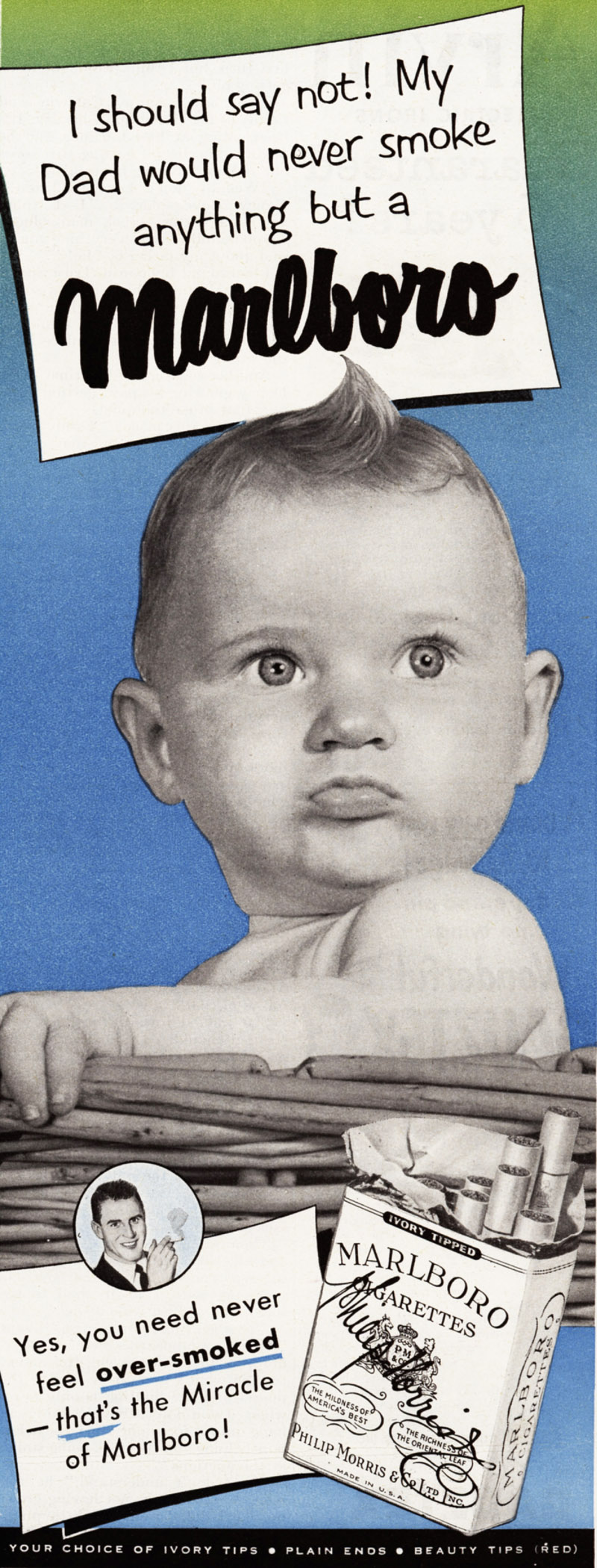 Papierosy "Marlboro", rok 1951
