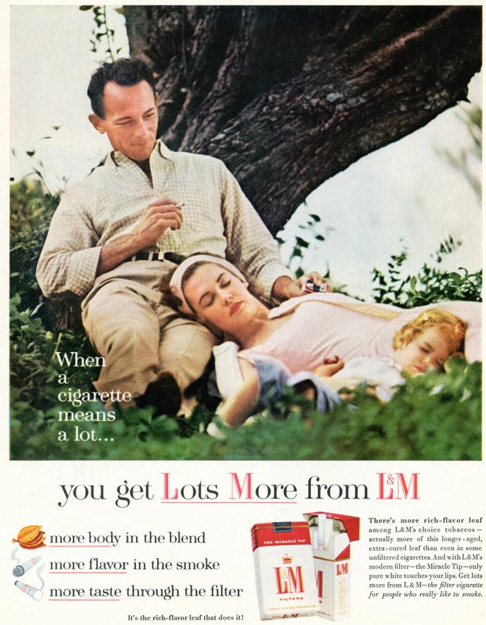 Papierosy "L&M" rok 1962