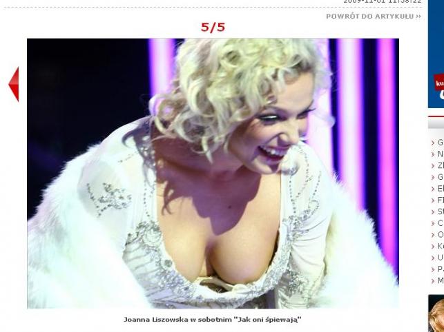 Joasia Liszowska pokazała biust