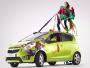 zas na samochód, który wygląda jakby chciał się na ciebie rzucić. Nowy chevrolet spark to auto z iskrą w oku, piątką drzwi i funkcjonalnym wnętrzem