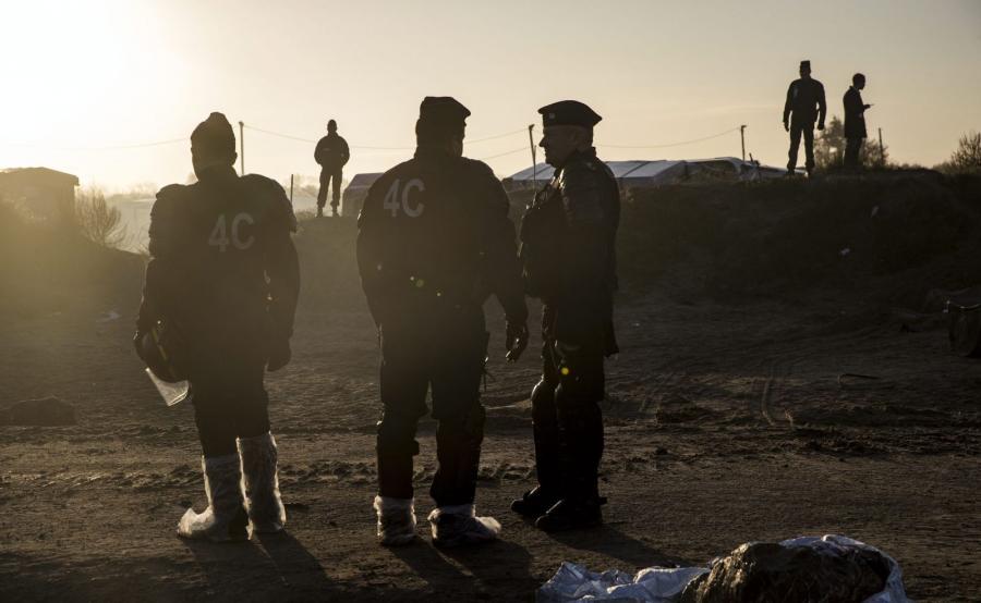 POZOSTAŁOŚCI PO "DŻUNGLI" W CALAIS