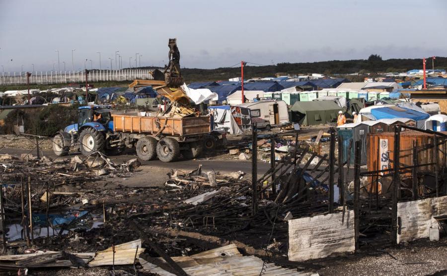 POZOSTAŁOŚCI PO "DŻUNGLI" W CALAIS